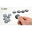Gamers Grass Gamers Grass: Frost Lake - Round 25mm (12) - Battle Ready Topper