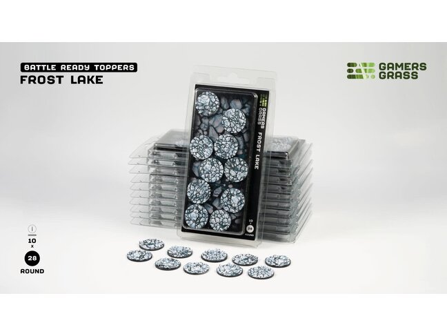 Gamers Grass Frost Lake - Round 28mm (10)