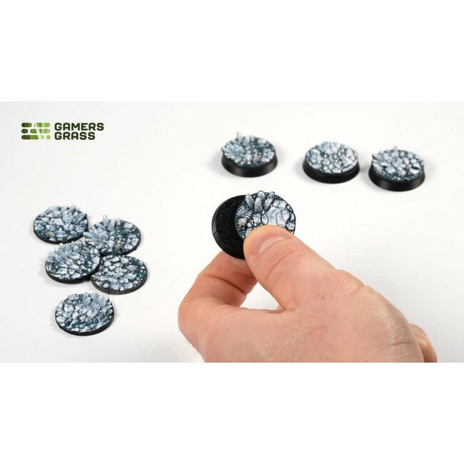Gamers Grass Gamers Grass: Frost Lake - Round 28mm (10) - Battle Ready Topper