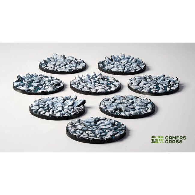 Gamers Grass Gamers Grass: Frost Lake - Round 32mm (8) - Battle Ready Topper