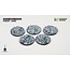 Gamers Grass Gamers Grass: Frost Lake - Round 40mm (5) - Battle Ready Topper