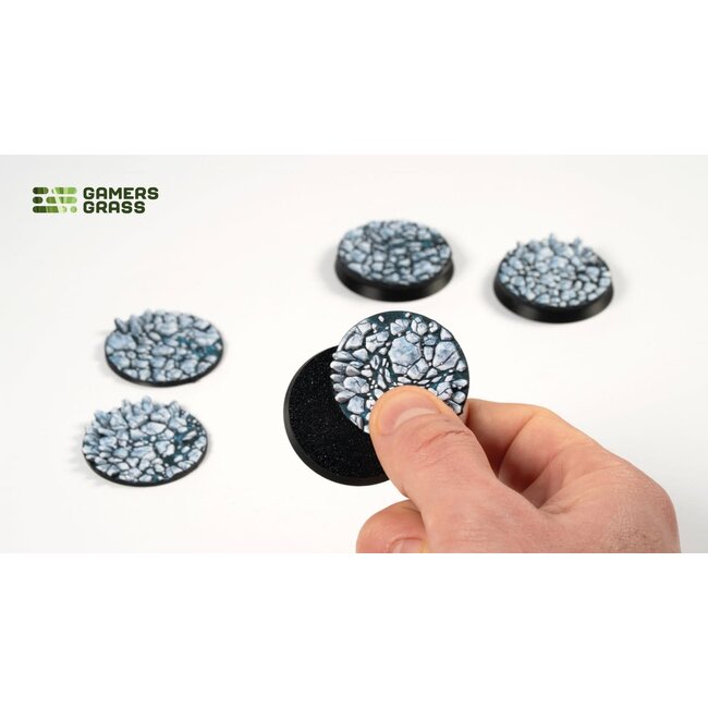Gamers Grass Gamers Grass: Frost Lake - Round 40mm (5) - Battle Ready Topper