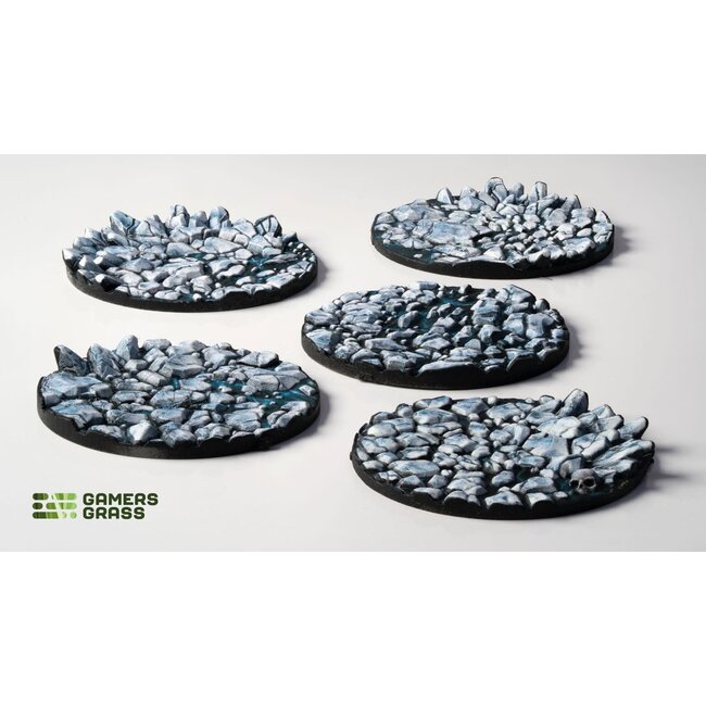 Gamers Grass Gamers Grass: Frost Lake - Round 40mm (5) - Battle Ready Topper