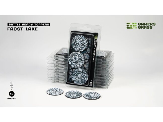 Gamers Grass Frost Lake - Round 50mm (3)