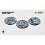Gamers Grass Gamers Grass: Frost Lake - Round 50mm (3) - Battle Ready Topper