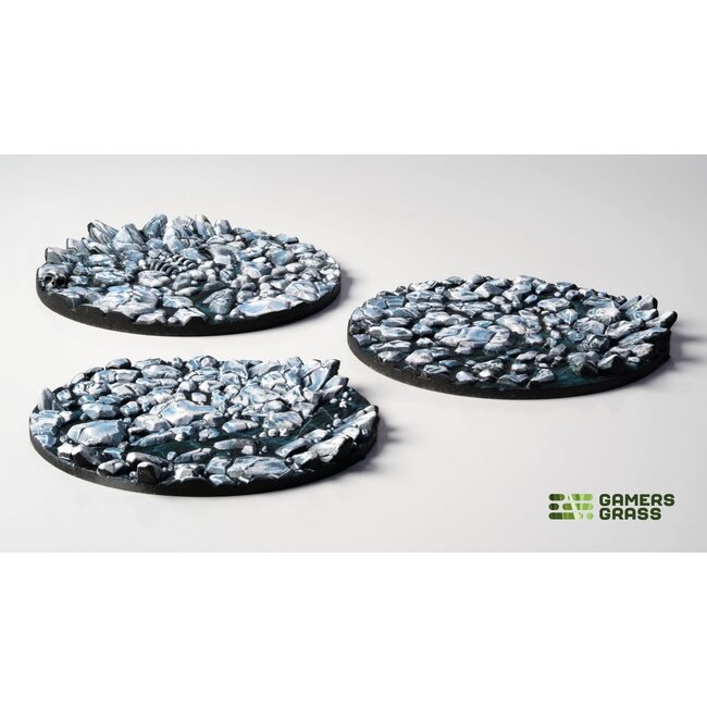 Gamers Grass Gamers Grass: Frost Lake - Round 50mm (3) - Battle Ready Topper