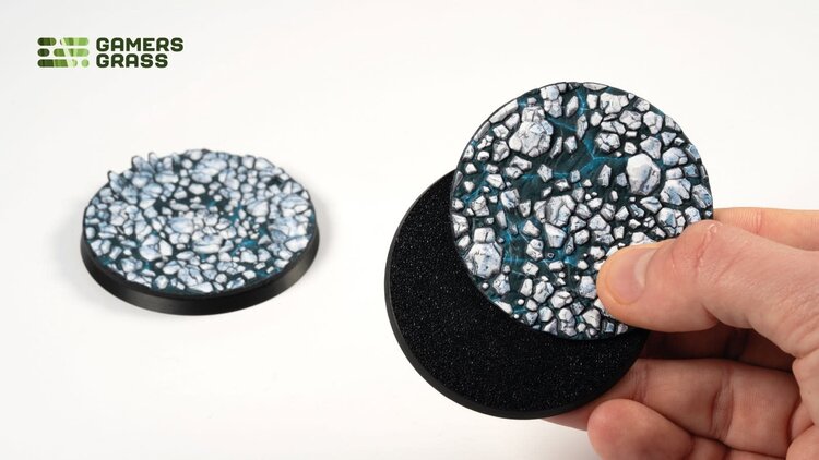 Gamers Grass Gamers Grass: Frost Lake - Round 60mm (2) - Battle Ready Topper