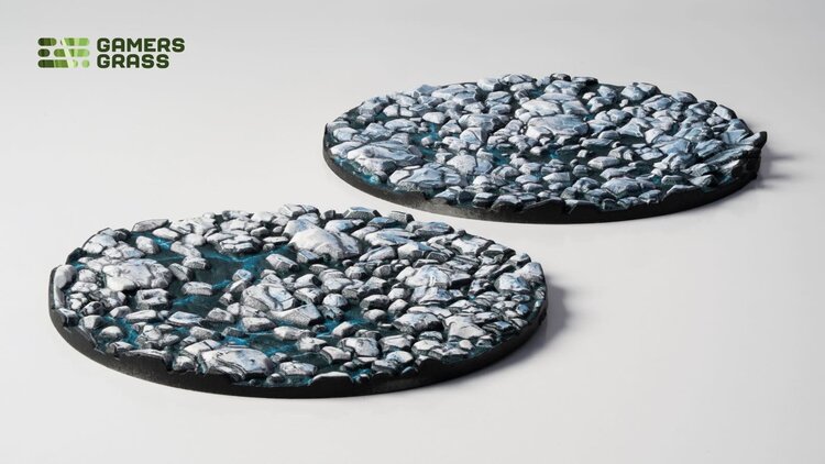 Gamers Grass Gamers Grass: Frost Lake - Round 60mm (2) - Battle Ready Topper