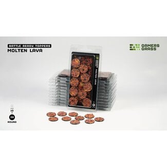 Gamers Grass Molten Lava - Round 28mm (10)