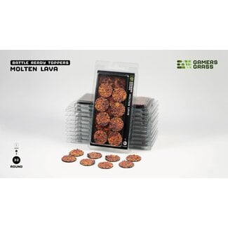 Gamers Grass Molten Lava - Round 32mm (8)