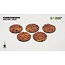 Gamers Grass Gamers Grass: Molten Lava - Round 40mm (5) - Battle Ready Topper