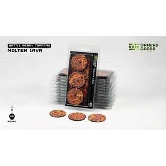 Gamers Grass Molten Lava - Round 50mm (3)