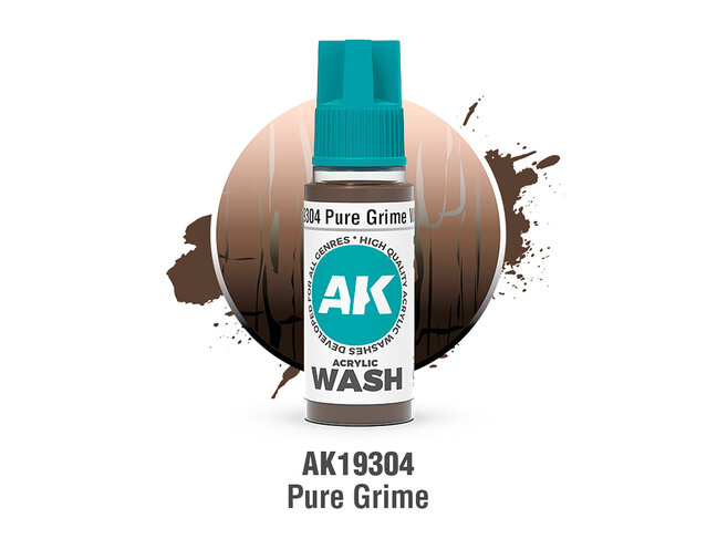 AK Interactive Acrylic Wash - Pure Grime