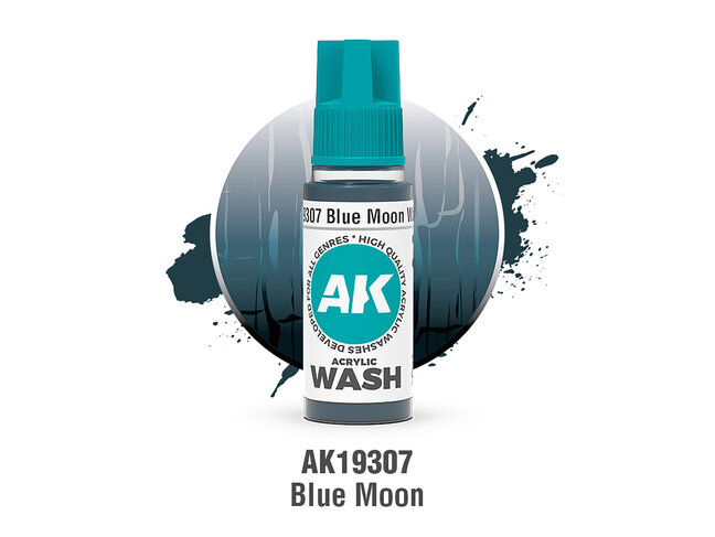 AK Interactive Acrylic Wash - Blue Moon