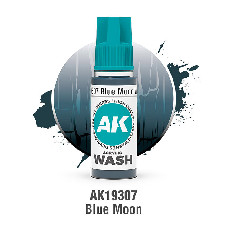 AK Interactive AK Interactive: Acrylic Wash - Blue Moon