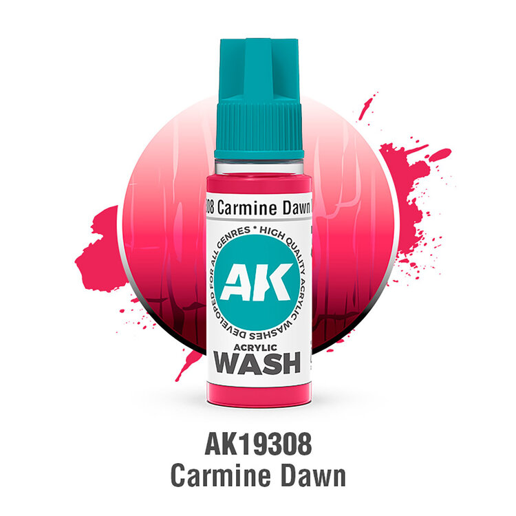 AK Interactive AK Interactive: Acrylic Wash - Carmine Dawn