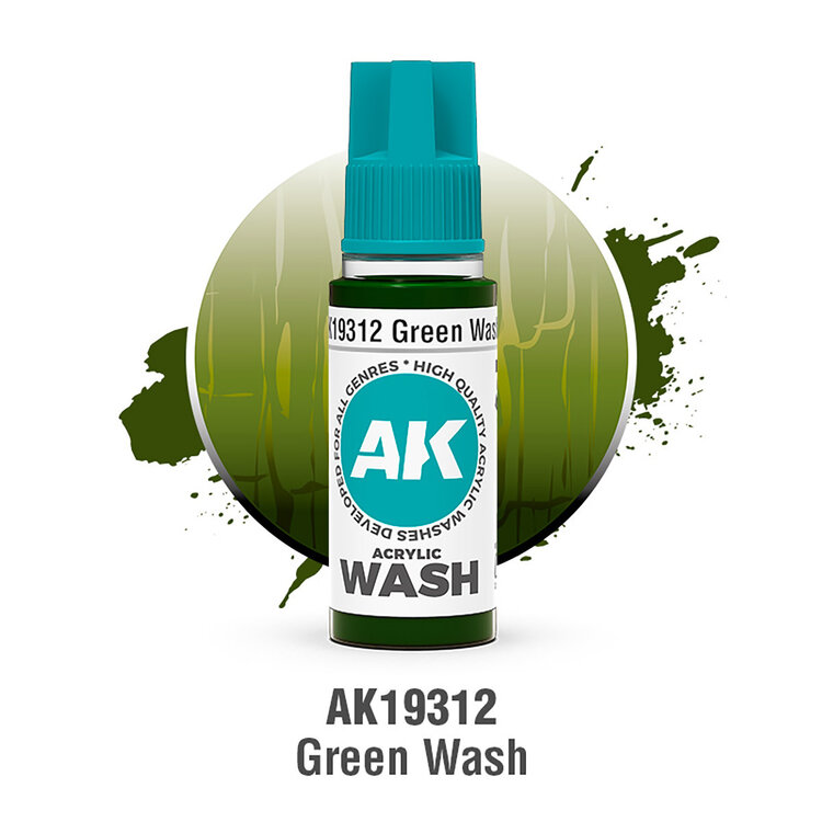 AK Interactive AK Interactive: Acrylic Wash - Green