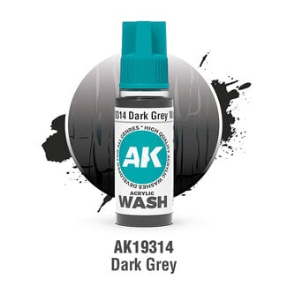 AK Interactive Acrylic Wash - Dark Grey