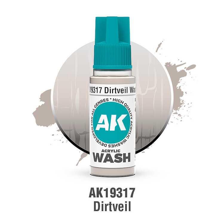 AK Interactive AK Interactive: Acrylic Wash - Dirtveil