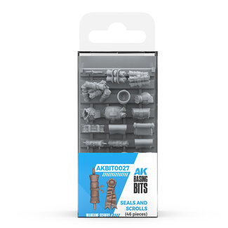 AK Interactive Basing Bits: Wargame Scenery - Seals & Scrolls