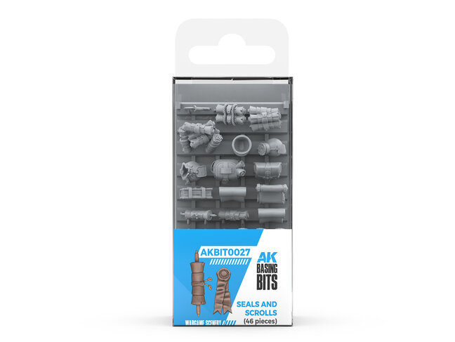 AK Interactive Basing Bits: Wargame Scenery - Seals & Scrolls