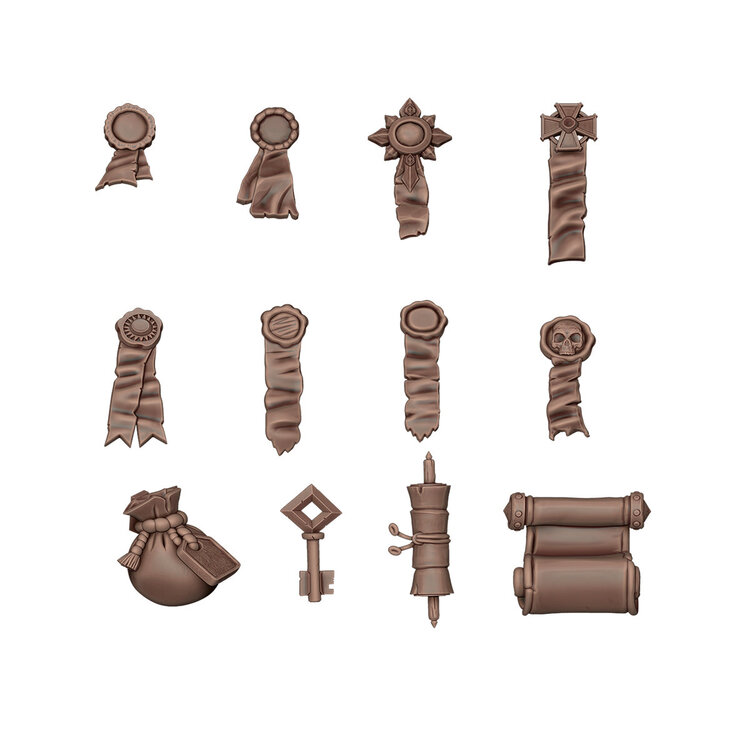 AK Interactive AK Interactive - Basing Bits: Wargame Scenery - Seals & Scrolls