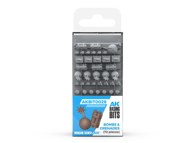 AK Interactive Basing Bits: Wargame Scenery - Bombs & Grenades