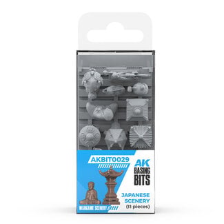 AK Interactive Basing Bits: Wargame Scenery - Japanese Scenery