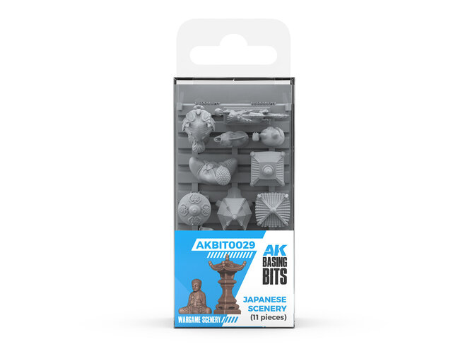 AK Interactive Basing Bits: Wargame Scenery - Japanese Scenery