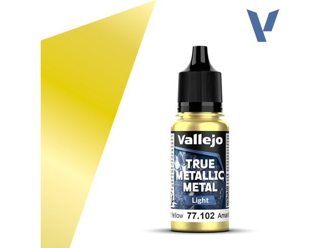 Vallejo True Metallic Metal - Light - Radiant Yellow