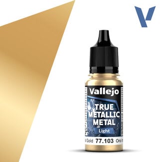 Vallejo True Metallic Metal - Light - Imperial Gold