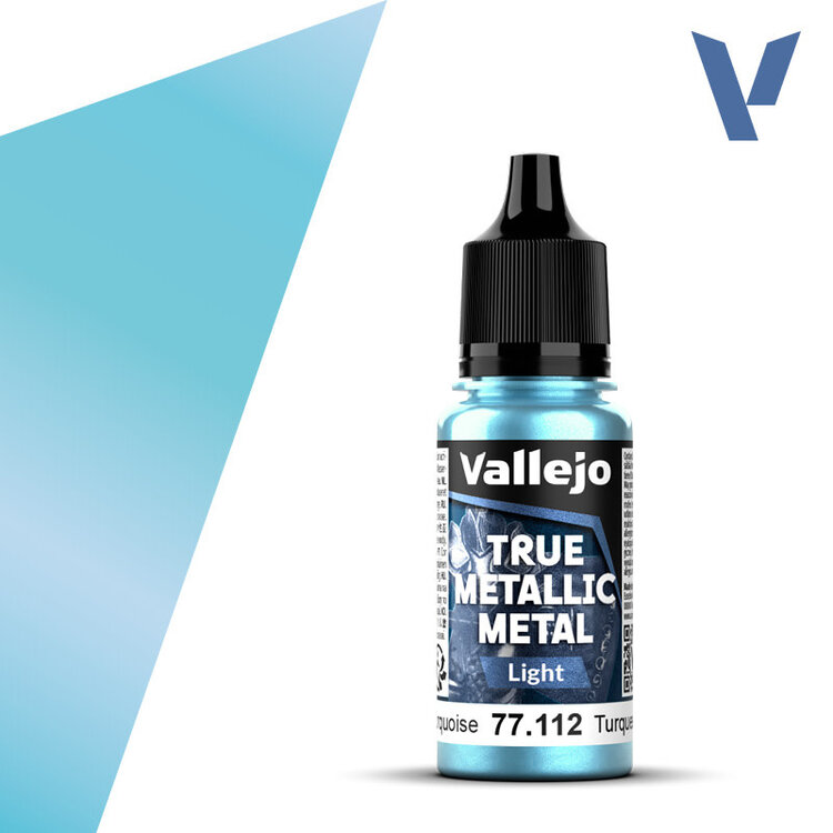 Vallejo Vallejo: True Metallic Metal - Light - Hydra Turquoise