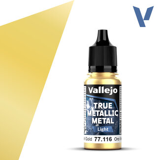 Vallejo True Metallic Metal - Light - Greenish Gold