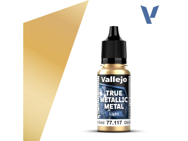 Vallejo True Metallic Metal - Light - Arcane Gold