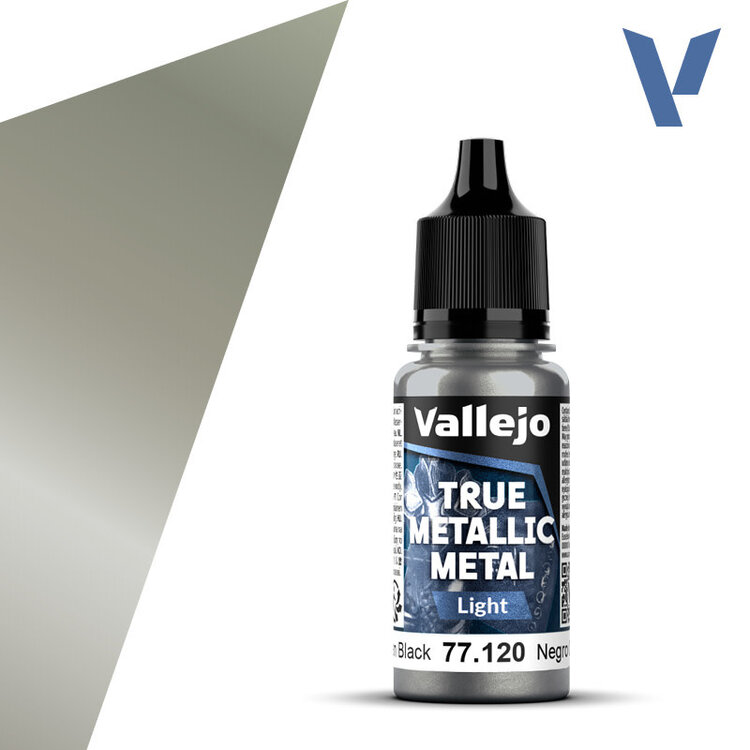 Vallejo Vallejo: True Metallic Metal - Light - Obsidian Black