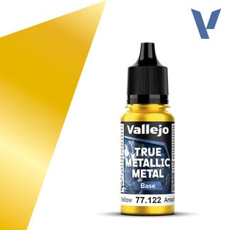 Vallejo True Metallic Metal - Base - Radiant Yellow