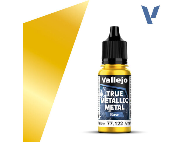 Vallejo True Metallic Metal - Base - Radiant Yellow
