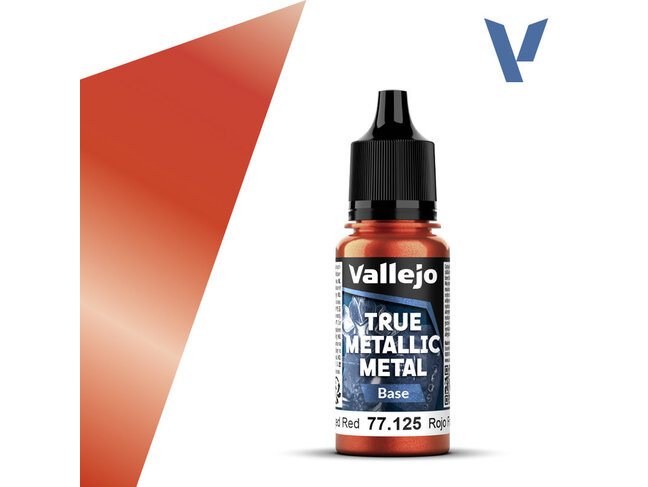 Vallejo True Metallic Metal - Base - Forged Red
