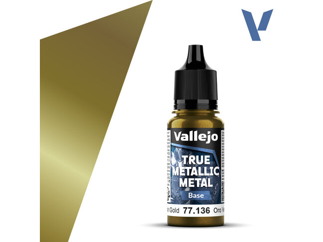 Vallejo True Metallic Metal - Base - Greenish Gold