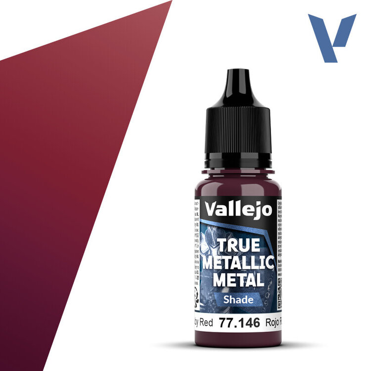 Vallejo Vallejo: True Metallic Metal - Shade - Ruby Red