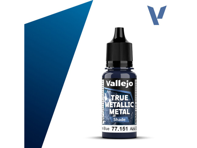 Vallejo True Metallic Metal - Shade - Sapphire Blue
