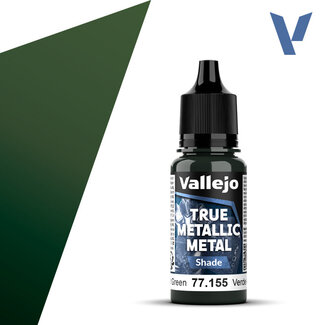 Vallejo True Metallic Metal - Shade - Amber Green