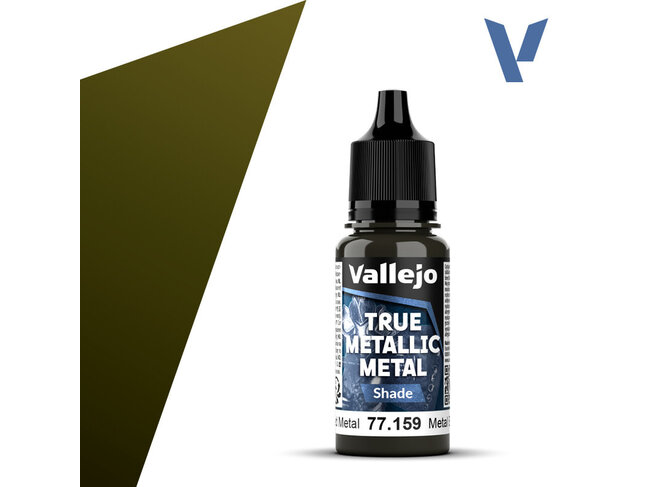 Vallejo True Metallic Metal - Shade - Aged Metal