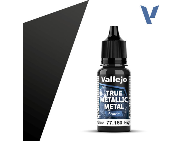 Vallejo True Metallic Metal - Shade - Obsidian Black