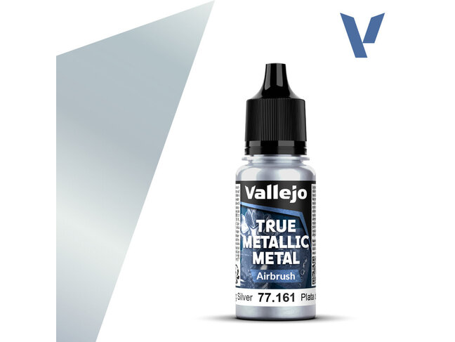 Vallejo True Metallic Metal - Airbrush - Sterling Silver