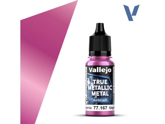 Vallejo True Metallic Metal - Airbrush - Crimson Magenta