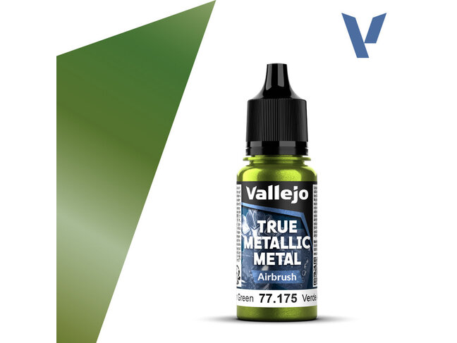 Vallejo True Metallic Metal - Airbrush - Amber Green