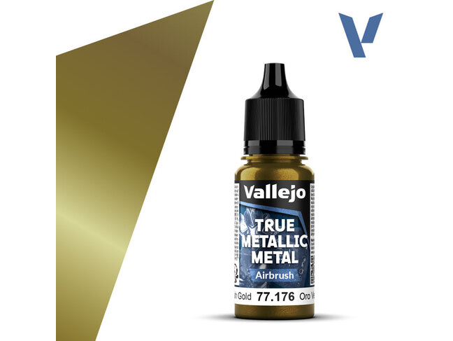 Vallejo True Metallic Metal - Airbrush - Greenish Gold