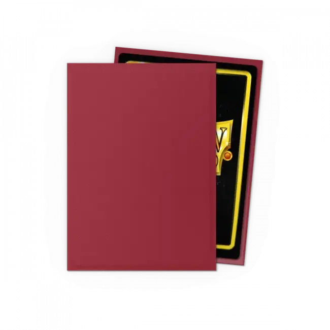 Dragon Shield Dragon Shield: Blood Red - Matte Non-Glare (100 Standard Size Sleeves)