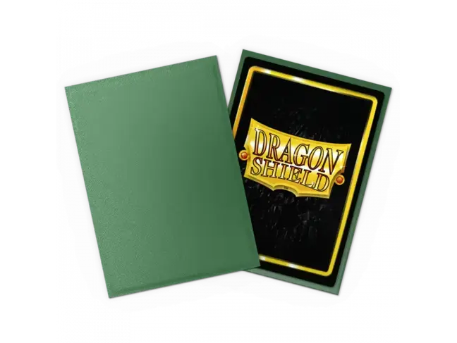 Dragon Shield Forest Green - Matte Non-Glare (100 Standard Size Sleeves)